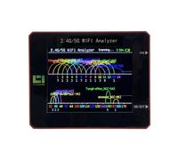 Scanner di Segnale WIFI 2.4G/5G Analizzatore di Utilizzo del Segnale WIFI Assistente di Gestione del Router 600mAh Schermo TFT da 2,4 Pollici CNC