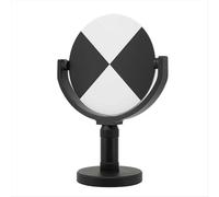 Scanner di target inclinabile regolabile da 6 pollici con base per laser tracker, target da 155 mm in bianco e nero con supporto magnetico