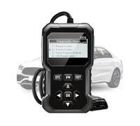 Scanner diagnostico auto per veicoli - Lettore di codici motore OBD II 12 lingue | Scanner diagnostico dei guasti del veicolo con corrente dati, test della batteria, cancellazione del codice di errore