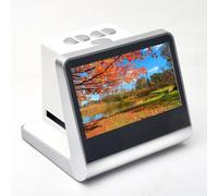 Scanner digitale per pellicola, 22 MP Slide Scanner con schermo LCD da 5 pollici, memoria integrata da 16 GB, converte 135/110/126 negativi e diapositive monocromatiche in foto JPEG