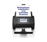 Epson WorkForce ES-590W Scanner documentale Wi-Fi | 45 ppm / 90 ipm | Alimentatore automatico di documenti da 100 fogli | Touchscreen 10,9 cm | Colore | Scansione wireless verso più destinazioni | A4