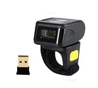 Scanner for codice a barre 1D Bluetooth Ring wireless Mini Finger Barcode Reader 2D Per i punti vendita dei supermercati(1D Scanner)