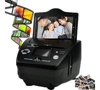 Scanner for diapositive ad alta risoluzione, scanner for diapositive digitali con schermo LCD da 2,4 pollici e sensore da 8,1 megapixel, memoria integrata da 128 MB for foto da 3 * 5/4 * 6/5 * 7
