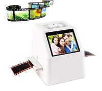 Scanner for pellicole e diapositive, archiviazione su scheda SD da 32 GB, schermo LCD da 2,36 pollici, convertitore for diapositive da 35 mm/135 mm, supporta editing e riproduzione