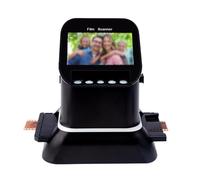 Scanner for pellicole e foto, scanner for pellicole all-in-one da 22 MP con ampio display da 4,3", converte diapositive da 35 mm/126/110 e 135/126/110 in foto digitali