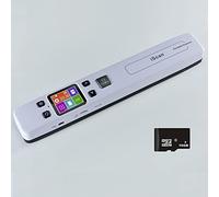 Scanner fotografico for documenti, immagini e testi a 1050 DPI, IScan Wand con scheda SD da 16 GB, scanner portatile, WiFi integrato, scansione piana