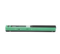 Scanner Fotografico Mobile, Scanner per Documenti Facile Usare, 3 modalità di Risoluzione, Portatile, ABS, Buona compatibilità per il Settore Bancario (GREEN)