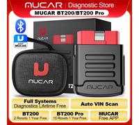 10 pezzi-100 pezzi MUCAR BT200/BT200 Pro OBD2 Strumento diagnostico Diagnosi del sistema completo 10pcs MUCAR BT200