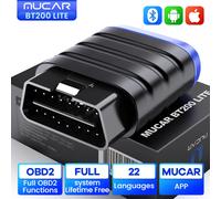 Scanner MUCAR BT200 Lite OBD2 Strumento diagnostico per tutti i sistemi Controlla il lettore di codici automatici del motore gratuito MUCAR BT200 LITE