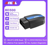 Scanner OBD2 Ancel BD300 per BMW, Strumento Diagnostico Completo, Reset Olio, Reset EPB, Riprogrammazione Acceleratore, Controllo Batteria, Scanner Automotivo
