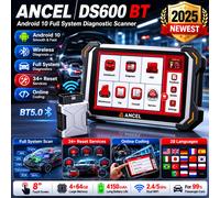 Scanner OBD2 ANCEL, Strumento Diagnostico Bidirezionale per Tutti i Sistemi, Codifica ECU, Test Attivi, 34+ Servizi di Reset, Scanner Auto Bluetooth CAN-FD FCA