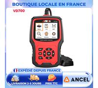 Scanner OBD2 Ancel Vd700 per VW Audi Seat Skoda, Reset Olio EPB ABS SAS TPMS, Lettore di Codici per Sistema Completo, Strumenti Diagnostici
