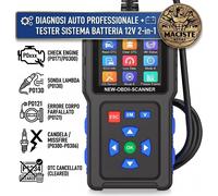 Scanner OBD2 Diagnosi Auto Professionale Lettore Codici Errore Tester Batteria