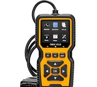 Scanner OBD2 professionale per auto, V519, diagnosi OBDII EOBD, lettore e cancellazione di codici di errore motore, Check Engine, dati in tempo reale, I/M Ready, ITV, ECU, colore giallo.