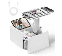 Scanner per carte - MTG & TCG Specialized Trading Card Stand con luce LED integrata, Slinger per carte e base magnetica stabile, scansione rapida cartellata/senza maniche e controllo prezzi