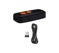 Scanner per Codici A Barre QR 2D e 1D 3 In 1 BT e 2,4 GHz Wireless e Cablato con Suono e Vibrazione per Supermercati, Biblioteche e Negozi al