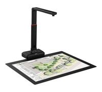 Scanner per documenti aerei, scanner per libri di grande formato USB da 23 MP con appiattimento automatico, rimozione delle impronte digitali, OCR multilingue, compatibile con Windows e macOS