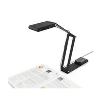 Scanner per documenti, Fotocamera for documenti USB con microfono for la riduzione del rumore AI: acquisizione formato A3 4K Ultra HD da 13 MP, doppia modalità automatica, luce LED