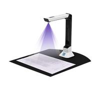 Scanner per documenti, fotocamera portatile USB con supporto, formato A4 HD da 8 MP, per insegnanti, ideale per aule e apprendimento remoto, facile da usare, acquisizione di immagini