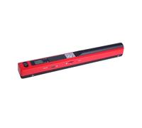 Scanner per libri, Mini scanner portatile palmare for scuola, casa, ufficio, scansione di foto a colori, supporto for documenti per foto/carte d'identità/manoscritti d'ufficio(Red)