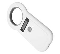 Scanner per Microchip per Animali Domestici, Funzione di Memorizzazione Automatica 134,2 Khz 125 Khz EMID FDX B Wireless 2.4G Scanner per Chip Animali USB Cablato per Interni (Bianco)