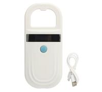 Scanner per microchip per animali e lettore di tag ID chip con connettività Bluetooth - Compatibile con i protocolli FDX B ISO 11784 11785 ed EMID - Display a diodi organici a