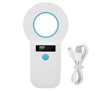 Scanner per microchip PET, scanner per lettore di micro chip EMID RFID ricaricabile per RFID 34.2kHz/125kHz Supporto ricaricabile per EMID/FDX -B