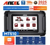 Scanner per moto ANCEL MT510 Tutti i sistemi per BMW o DUCATI o Harley Supporto 30+Funzioni Strumento diagnostico OBD2 Only For Harlay