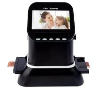 Scanner per pellicola, Scanner digitale per diapositive con schermo LCD da 4,3", 22 megapixel, supporta formati di pellicola da 35 mm, 127 e 126, scansioni positive e negative, bianco e nero