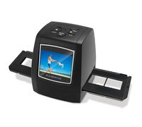 Scanner per pellicole e diapositive da 35 mm con LCD da 2,4 pollici, scanner negativo portatile da 135 mm a convertitore JPEG digitale, adattatori a caricamento facile, A per condividere ricordi con