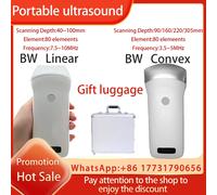 Scanner per sonda ad ultrasuoni wireless macchina portatile Scanner ad ultrasuoni WIFI Supporto per macchina iOS Android Windows valigia gratuita