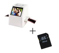 Scanner portatile for pellicole negative da 22 MP, convertitore for diapositive da 35 mm, visualizzatore di immagini digitali con LCD da 2,4" e software di editing integrato(FS610-W-16)