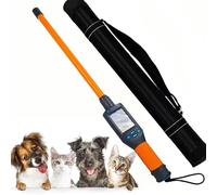 Scanner portatile per microchip auricolari per animali con display LCD, lettore di microchip a 134,2 kHz per cani, gatti, suini e altri animali da allevamento, memoria per 20.000 registrazioni