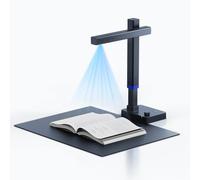 Scanner portatile, Portable 13MP Book Scanner Flatten Curve Technology Capture Max A3 Document Fast Scan For Office Library School
