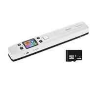 Scanner portatile portatile a colori per documenti A4, biglietti da visita, libri, ricevute, immagini fino a 1050 DPI, carica immagini al computer tramite cavo WiFi/USB, non necessita di driver