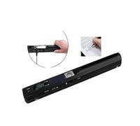Scanner portatile, Scanner portatile portatile creativo portatile con immagini di documenti A4, scanner USB 2.0 da 900 DPI, supporta il formato JPG/PDF,Display LCD in formato PDF(Noir)