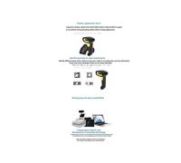Scanner Portatile Wireless 1D 2D per Codici A Barre, Lettore di Codici QR 1D 2D Wireless per Supermercati