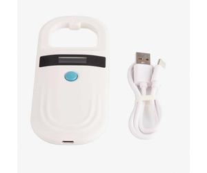 Scanner ricaricabile per microchip, lettore di identificazione e targhette per cani e gatti.