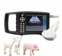 Scanner Veterinario,Tester Gravidanza per Ecografia Veterinaria Multifunzione B Ultrasound Machine con Schermo a Colori da 5,6 Pollici,per Pecora,Cane,Gatto,Maiale,Gravidanza negli Animali