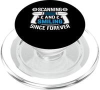 Scanning And Smiling Since Forever PopSockets PopGrip per MagSafe