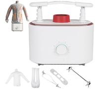 Scanovus Automatic Ironing Machine, Portable Automatic Hot Air Dryer & Iron, Electric Inflatable Shirt Dryer for Clothes - Freshens Clothes - Effortless - Hands-Free Wrinkle Removal (White)