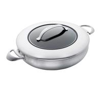 Scanpan - PADELLA ALTA CTX CON 2 MANICI E COPERCHIO IN VETRO CM Ø32X8/L 4,8