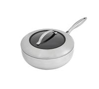 Scanpan - PADELLA FONDA "CTX" CON COPERCHIO IN VETRO CM Ø26(18,3)/L3,7