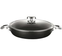ScanPan PRO IQ - Padella da Chef con Coperchio, Facile da Usare, Antiaderente, Lavabile in lavastoviglie, Utensili in Metallo e Forno, Realizzata a Mano in Danimarca