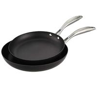 SCANPAN PRO IQ Set di Due padelle 24 e 28 cm, plastica, Nero