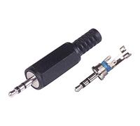 Scanpart 8713165001066 connettore jack stereo, 2,5 mm Nero