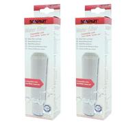 ScanPart Filtro dell'acqua per macchina da caffè a pressione a vite, confezione da 2 cartucce filtranti 50 l, riduzione del calcare, migliora il gusto del caffè di ricambio ogni 2 mesi