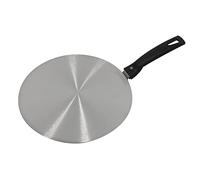 SCANPART Scan Part 4200002227-Piastra induzione, Inox, 29 x 27 x 5 cm Adattatore per Inserimento, Acciaio Inossidabile, Argento, Durchmesser: 26 cm