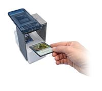 Scanstand - Supporto per carte senza maniche di dimensioni standard, grigio, porta telefono e scivolo per carte collezionabili, accessorio per app ManaBox e Magic TCG, scansione rapida e controllo dei