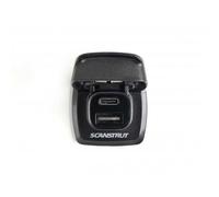 Scanstrut ROKK Flip PRO - Caricatore USB IPX4 Impermeabile Doppia USB-A e USB-C Porta di Ricarica Rapida | Presa di Alimentazione 12/24V Marine & RV